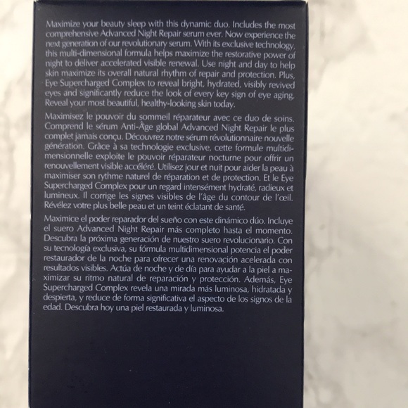 Estee Lauder Advanced Night Repair Face & Eye Duo 2 Full Size Products Boxed Set - Picture 5 of 6